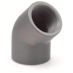 Γωνία 45° θηλ. σπείρωμα Φ3/4