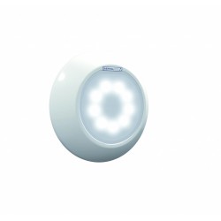 Led FlexiSlim λευκό φωτιστικό White faceplate and white AC spotlight