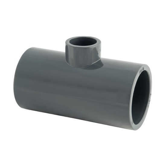 PVC - Tee 90° solvent socket Φ110x90 PVC - Tee 90° solvent socket Φ110x90