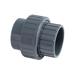 PVC 3 piece union solvent socket Φ90