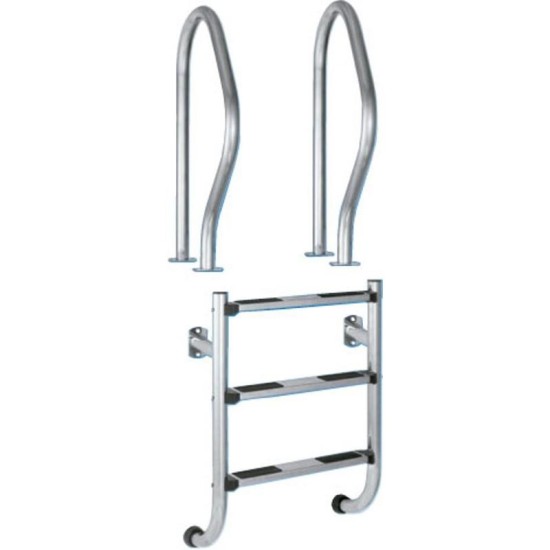 Two part ladder 3 steps INOX (304) KRIPSOL Two part ladder 3 steps INOX (304) KRIPSOL