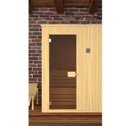 Standard Sauna 150x150x210cm. Knotless White Pine