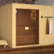 Standard Sauna 200x200x210cm. Nordic Spruce w/ knots