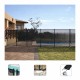 Pool protection fence with net  3,0x1,0m.