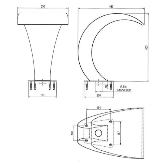 Residential ware curtain A-350 AISI-316