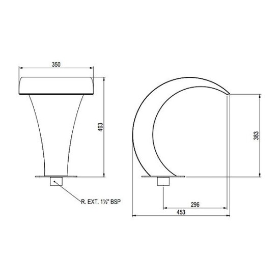 Residential ware curtain A-350 AISI-316