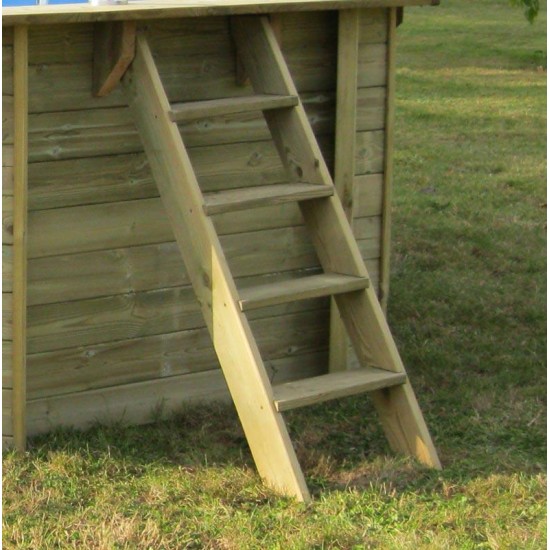 Wooden pool Cannelle 536x336x117 cm