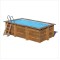 Ξύλινη πισίνα Marbella 2 420x270x117 cm