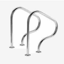 Χειρολαβή εξόδου με φλατζα  800 x 800 mm INOX (316)