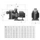 Αντλία πισίνας Sena 0.33hp, 7m3/h μονοφασική