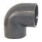 PVC 90° elbow solvent socket Φ63