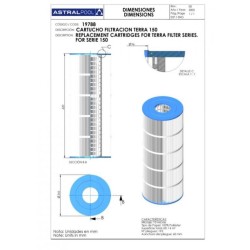 Ανταλλακτικό φυσίγγιο για φίλτρο Terra 75 ASTRALPOOL