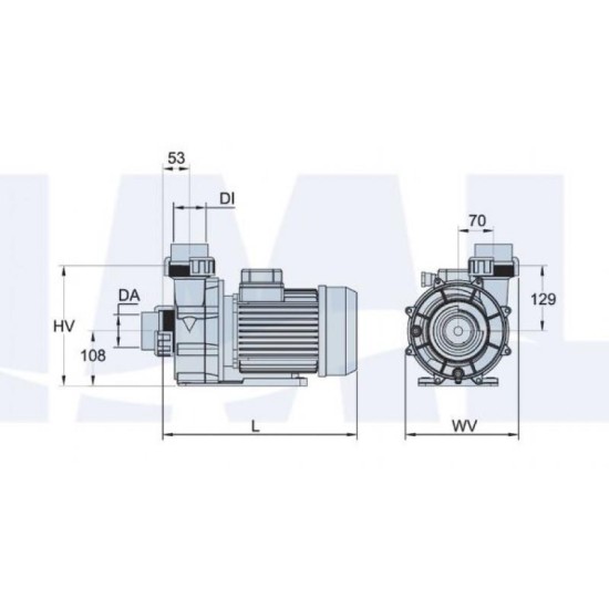 CALA Αντλία Πισίνα 3HP 230/380V