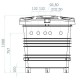 Ramses in-ground housing unit 1hp Φ560 12m3