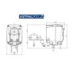 Peristaltic dosing pump 4 l/h - 3 bar