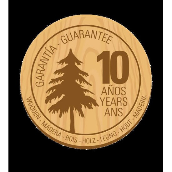 Wooden pool Cannelle 536x336x117 cm