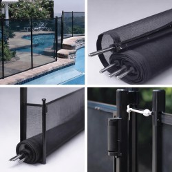 Safety Flexible barrier for pools
