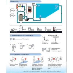 Ηλεκτρόλυση Άλατος Πισίνας BSV EVO TOUCH 35gr/h <160m3