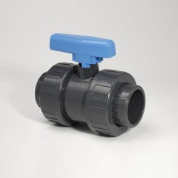 PVC ball valve Plimex female thread Φ1 1/4