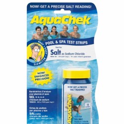 Test kit strips salt