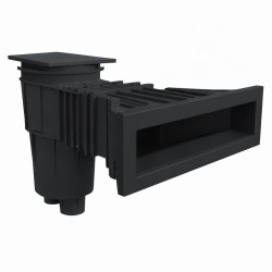 Skimmer μπετού NORM 17.5Lts με στόμιο 495x80mm Ανθρακί