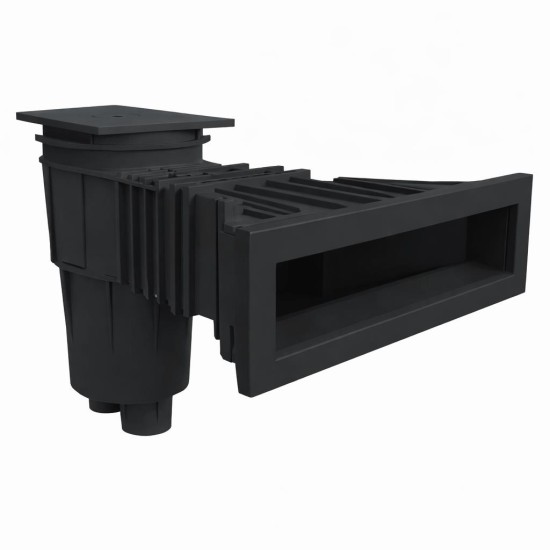 Skimmer μπετού NORM 17.5Lts με στόμιο 495x80mm Ανθρακί