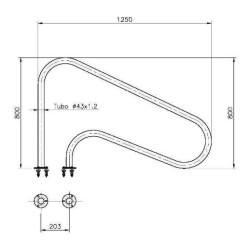 Χειρολαβή εξόδου INOX (316)