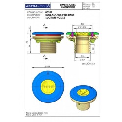 Multiflow στόμιο μπίλιας ανοιχτό γκρι για liner 2