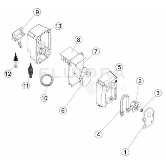 Peristaltic dosing pump 12 l/h - 1 bar