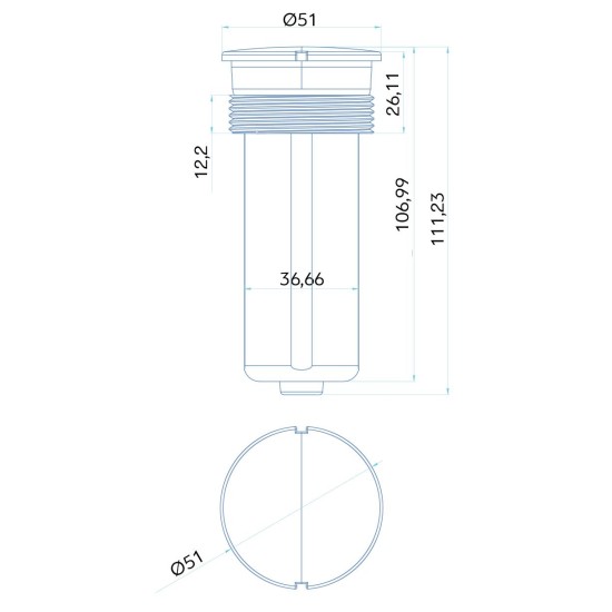 Led φωτιστικό mini λευκό πισίνας 7w/12v Ac