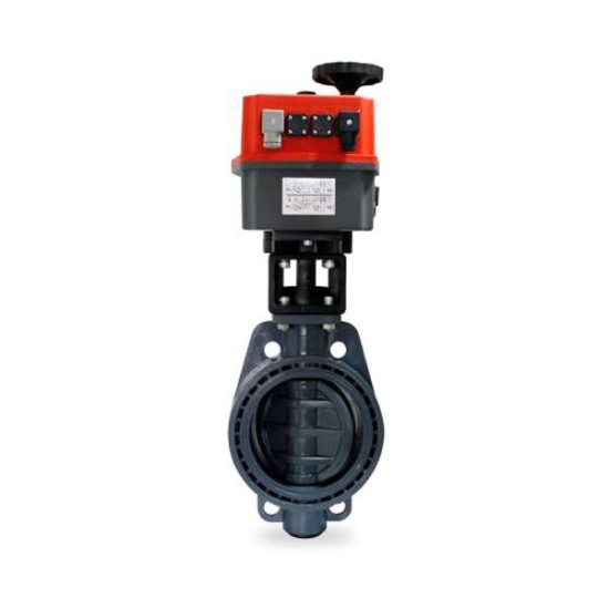 PVC ball valve butterfly 220V Φ75