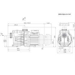 Αντλία πισίνας Badu alpha eco soft Speck 230V 0.50KW 1HP Μονοφασική Αντλία πισίνας Badu alpha eco soft Speck 230V 0.50KW 1HP Μονοφασική