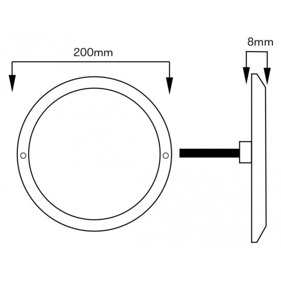 Φωτιστικό asb flat slim 8mm 315led dc rgb