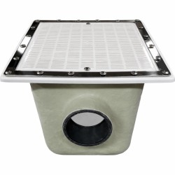 Φρεάτιο πυθμένα polyester και fibreglass 515mm x 515mm για λινερ 66m3/h