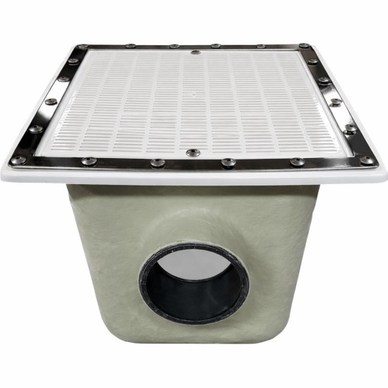 Φρεάτιο πυθμένα polyester και fibreglass 515mm x 515mm για λινερ 66m3/h