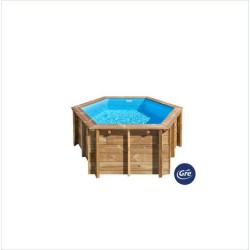 Wooden pool Lili Φ280x107 cm