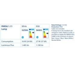 Led λάμπα LumiPlus PAR56 1.11 RGB
