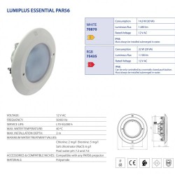 Φωτιστικό πισίνας lumiplus led rgb1100 s/n