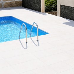 Σετ επιχείλια για οβάλ πισίνα 9,15x4,70 χρώμα λευκό