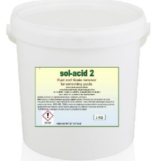 Στέρεο καθαριστικό φίλτρων άμμου sol-acid-2 5kg