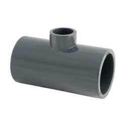 PVC - Tee 90° solvent socket Φ110-63