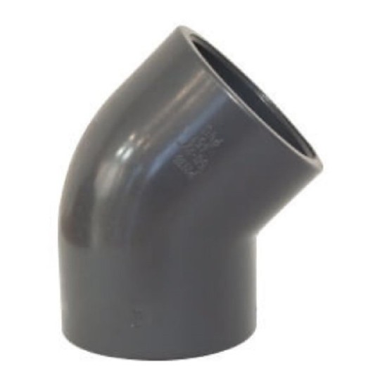 PVC 45° elbow solvent socket Φ160 PVC 45° elbow solvent socket Φ160