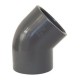 PVC 45° elbow solvent socket Φ160 PVC 45° elbow solvent socket Φ160