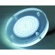 Led φωτιστικό διάφανο flexible RGB 72/8w/12v Dc Φ100ΜΜ