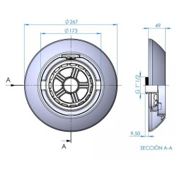 Πρόσοψη φωτιστικού flexirapid λευκό Πρόσοψη φωτιστικού flexirapid λευκό
