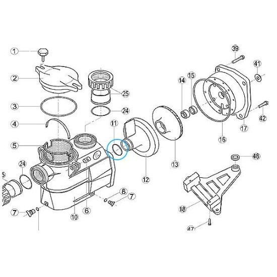 Diffuser O-Ring kit kripsol ks No11 Diffuser O-Ring kit kripsol ks No11