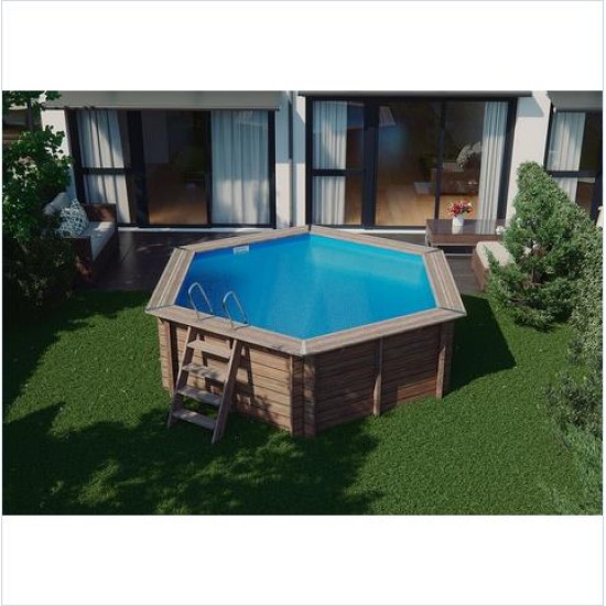 Ξύλινη πισίνα Vanille 2 Φ410x119 cm