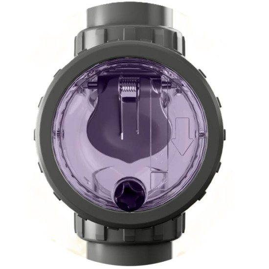 Αντεπίστροφο κλαπέ με διάφανο θάλαμο Φ50