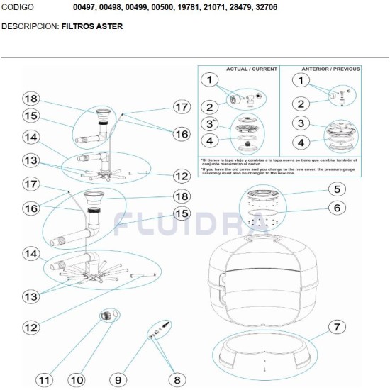 Diffuser 1 225mm Aster,Top No12,11