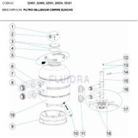 Μανόμετρο με  λάστιχο  1/8 3 kg./c Millenium+Top,Aster top, Cantabric top No2,4,2,3
